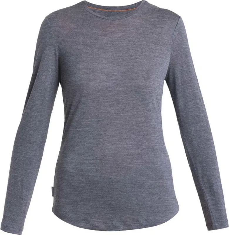 Icebreaker Women’s Merino 125 Cool-Lite Sphere III Long Sleeve Tee Midnight Navy Heather