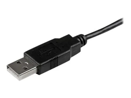 Startech 2m Mobile Charge Sync Usb To Slim Micro Usb Cable M/m 2m Usb-a Micro Usb-b Svart