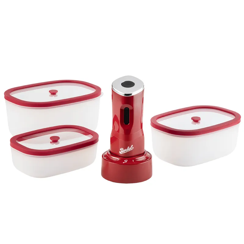 Berkel Berkel Icon mini vakuumpump set Röd