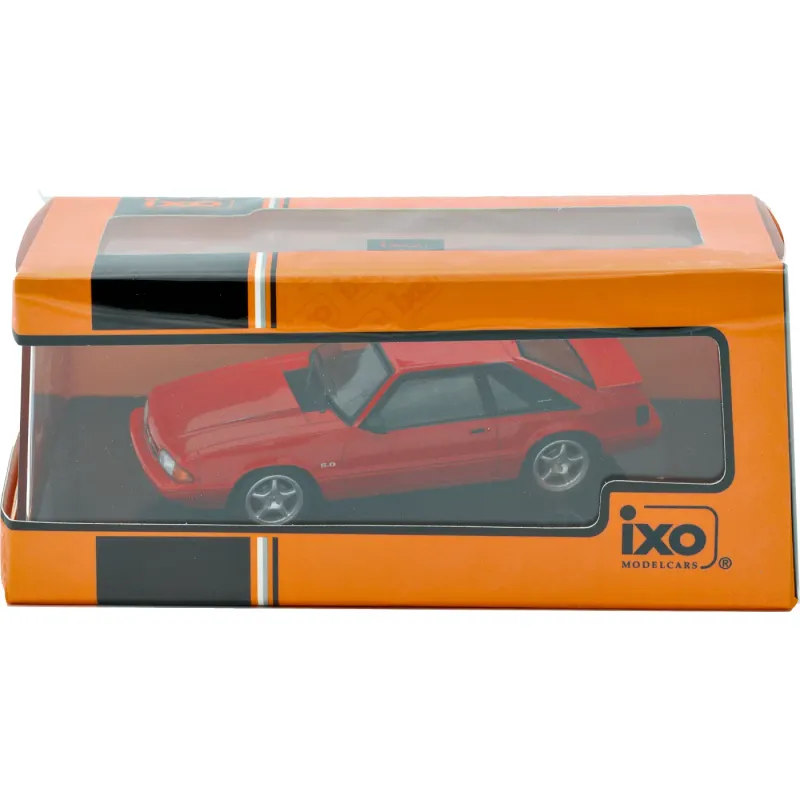 Ford Mustang LX 5.0 Coupe – 1992 – Röd – Ixo Models – 1:43