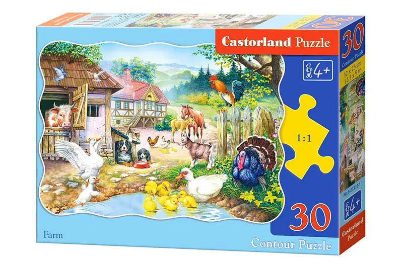 Castorland Pussel - Bondgård 30 Bitar