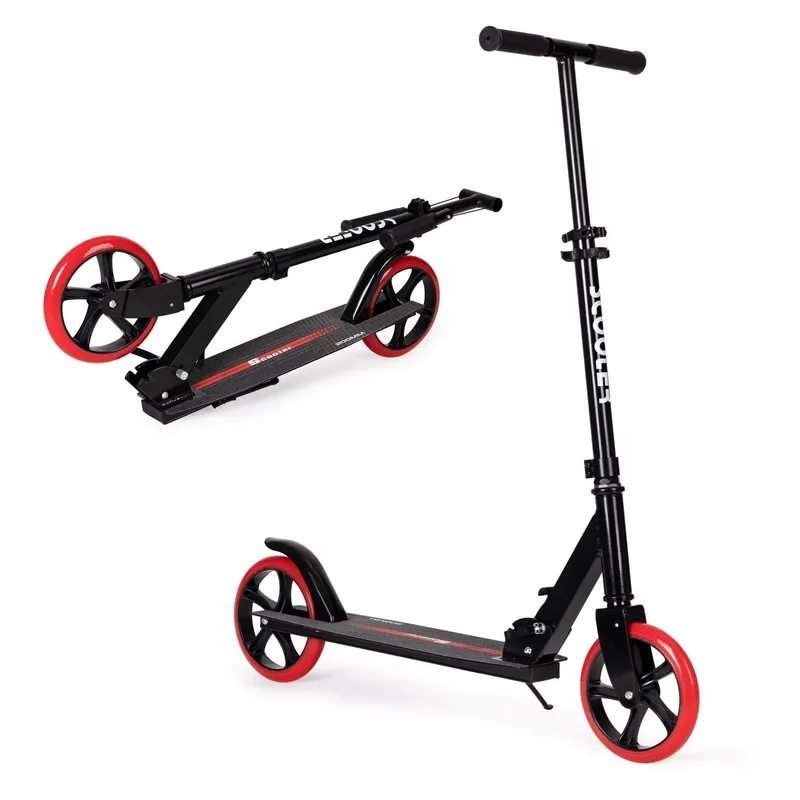 Justerbar Sparkcykel med Stora Hjul
