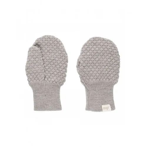 Mp Oslo Vantar, 100% Ull & Bomullsfoder, Oeko-tex® Light Brown Melange 0-1y