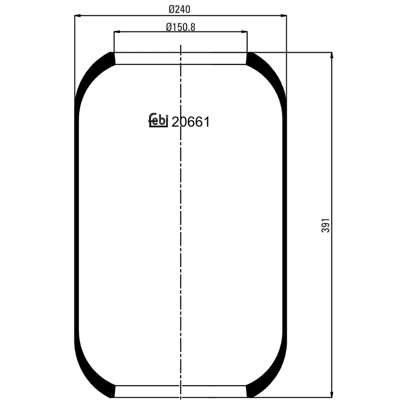 Luftbälg FEBI BILSTEIN 20661