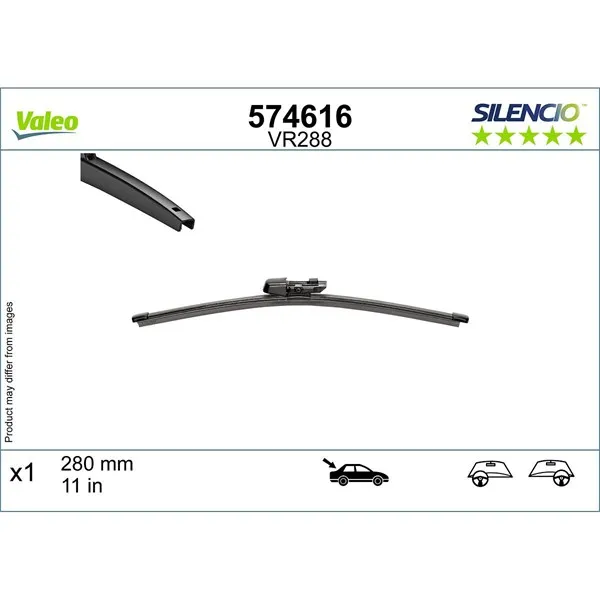 VALEO 574616 Bakrutetorkare