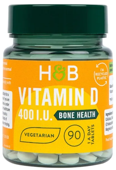 Holland & Barrett - Vitamin D, 10 mcg, 90 tabletter