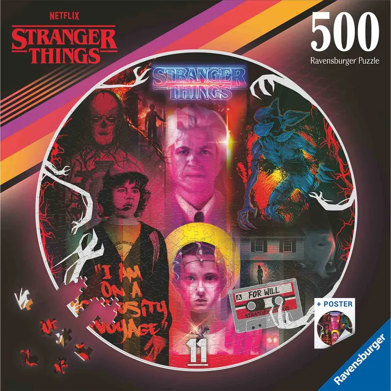 Pussel Stranger Things 500 bitar, Ravensburger