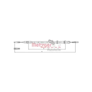 Handbromsvajer METZGER 10.9444