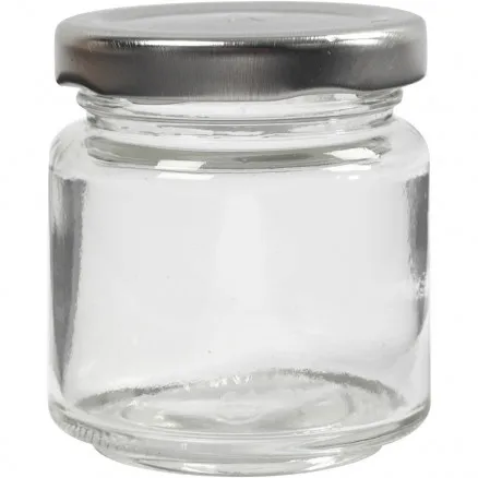 Syltburk glas med lock 100ml