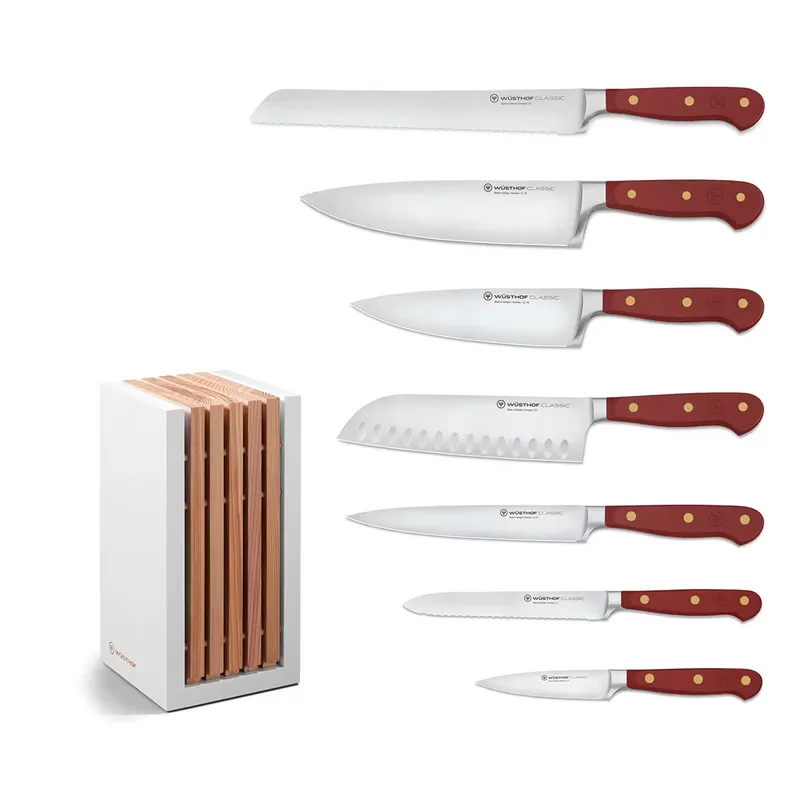 Wüsthof Classic Tasty Sumac Knivset 7 knivar + knivblock