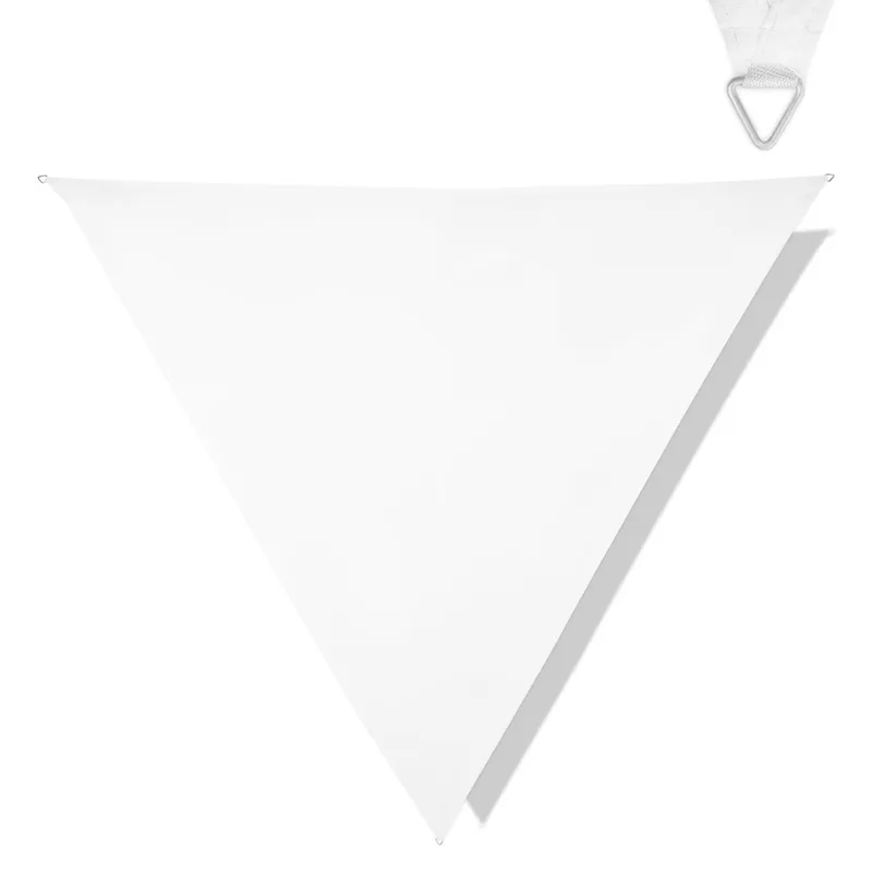 Solsegel triangel - Premium – ∆ 360cm | Vit