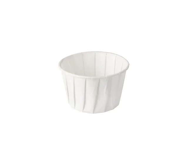 Dressingbägare 90ml vit 100/fp