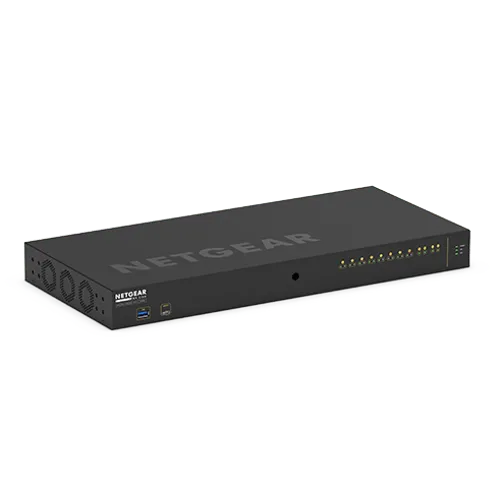 Netgear M4250-10g2xf-poe+ Hanterad L2/l3 Gigabit Ethernet (10/100/1000) Strömförsörjning Via Ethernet (poe) Stöd 1u Svart