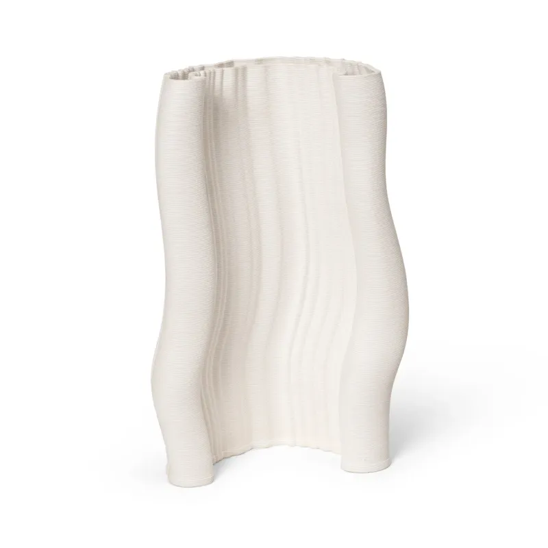 Ferm Living Moire vas 19×30 cm Off-white