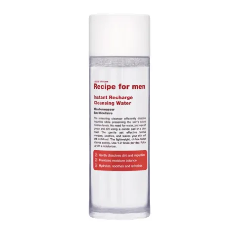 Recipe For Men Instant Recharge Cleansing Water