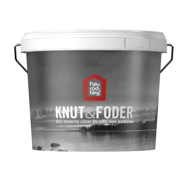 FALU RÖDFÄRG KNUT&FODER LJUSRÖD 3L | Beijerbygg Byggmaterial