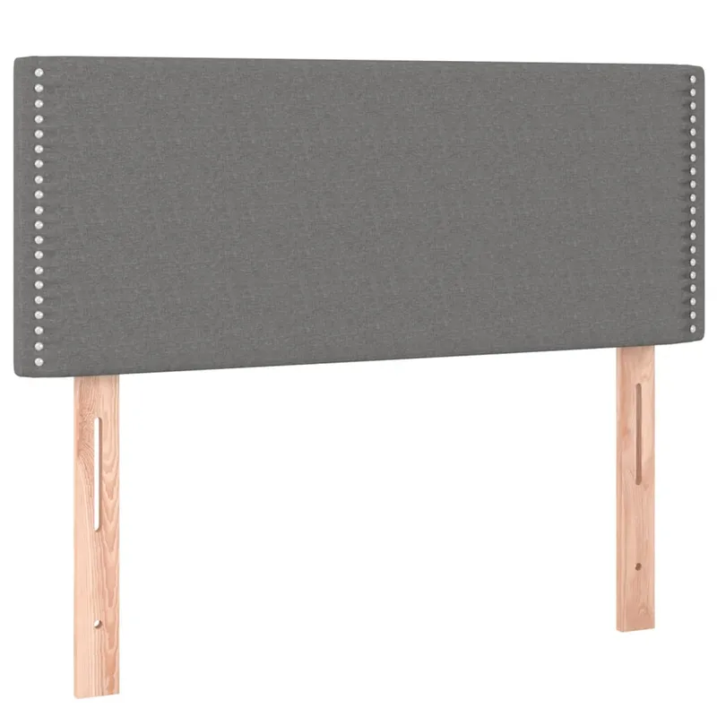 Sänggavel i Mörkgrått 80 x 5 x 78 88 cm Tyg