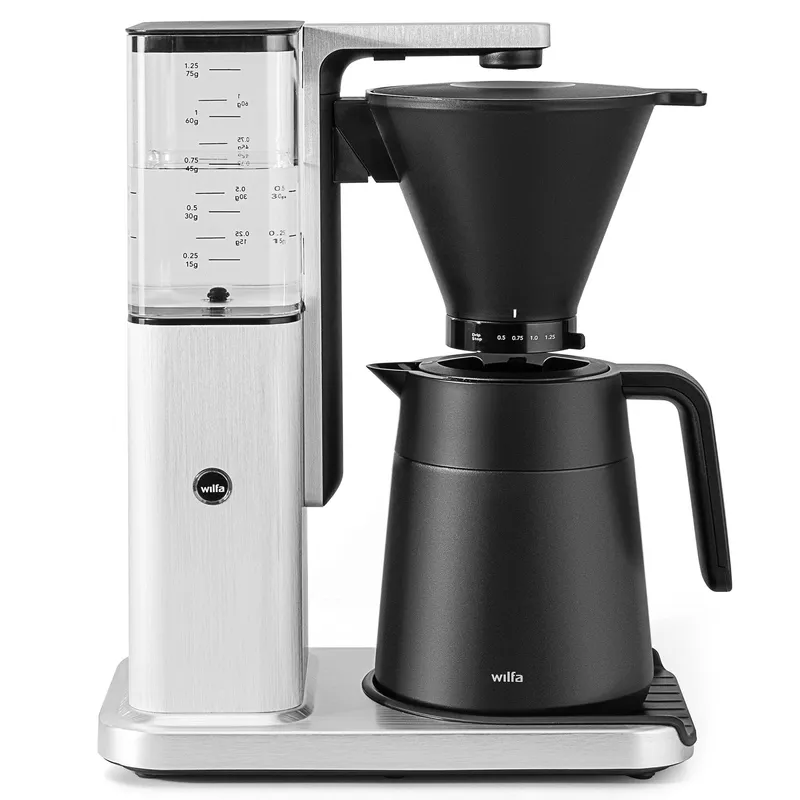 Wilfa Wilfa Zense Alux termosbryggare Aluminium-svart, 1,25 L