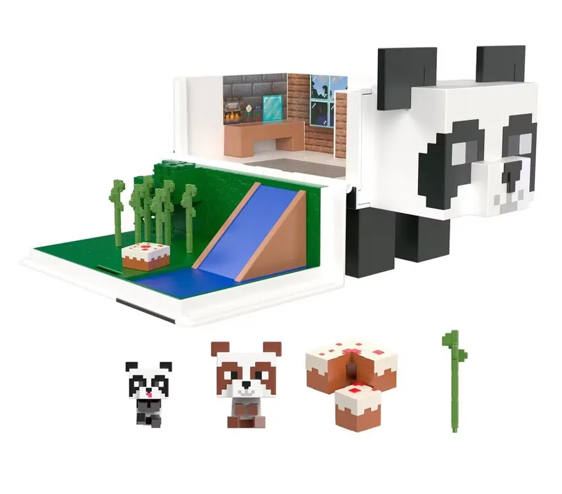 Minecraft MOB Head Mini Panda Playset