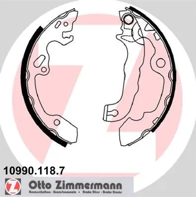 Bromsbacksats ZIMMERMANN 10990.118.7