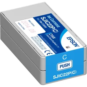 Epson SJIC22P(C) Cyan Ink - Bläckpatron Blå
