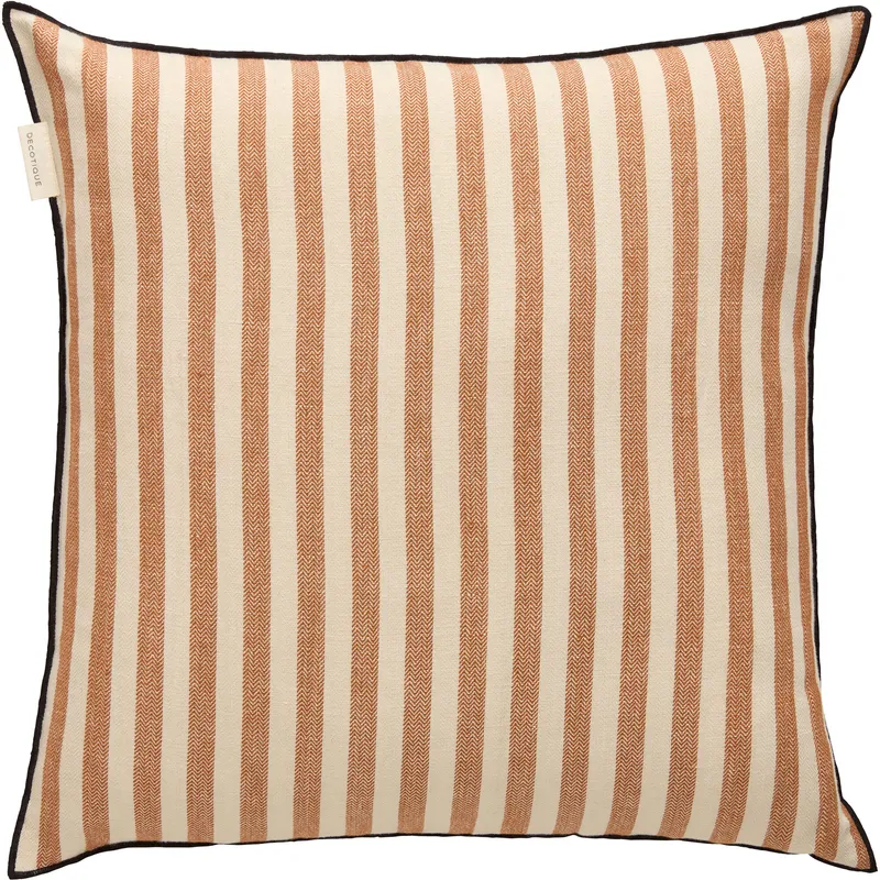 Decotique Outline Check kudde 50 x 50 cm, mustard