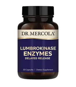 Dr. Mercola, Lumbrokina-enzym, 30 kapslar