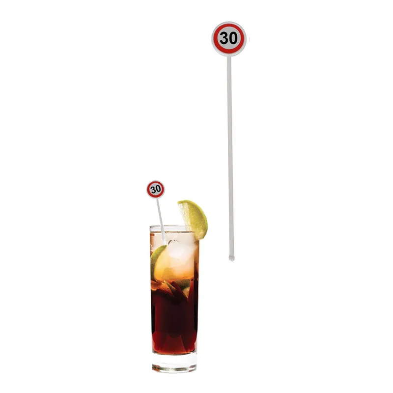 Drinkpinnar Trafikskylt 30 – 12-pack