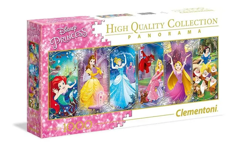 Panorama Pussel – Disney Prinsessor 1000 Bitar