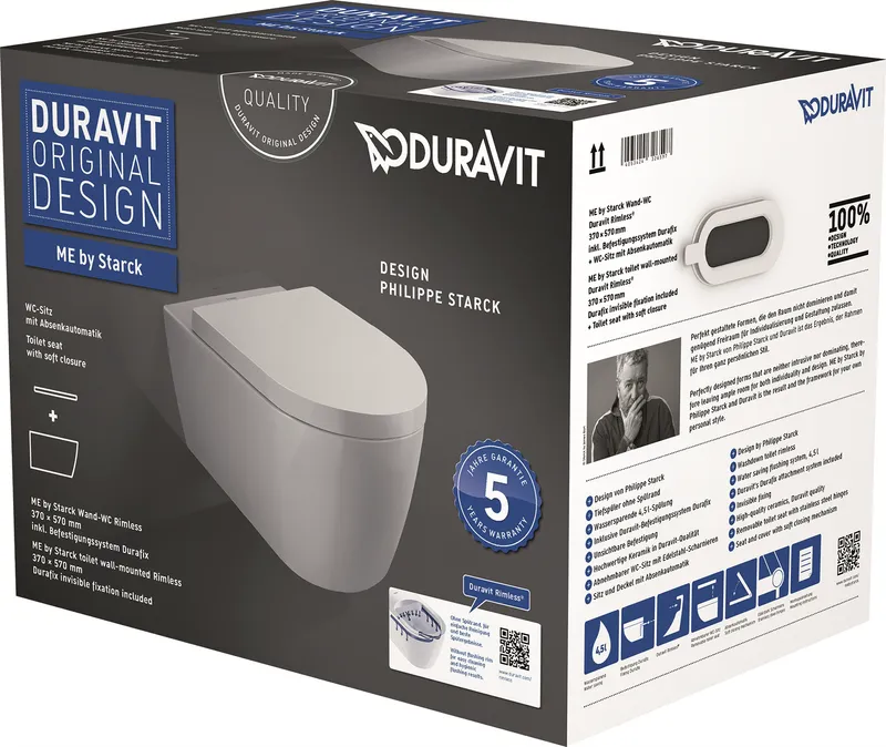 Duravit Me by Starck WC-skål med sits