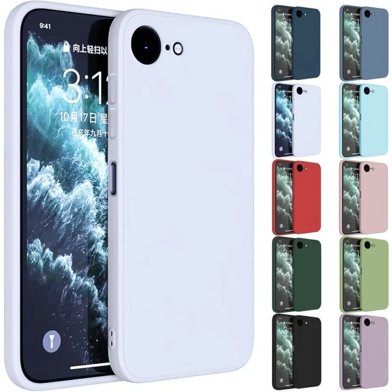 Iphone 16e skal mobilskal silikon / TPU (#8547)