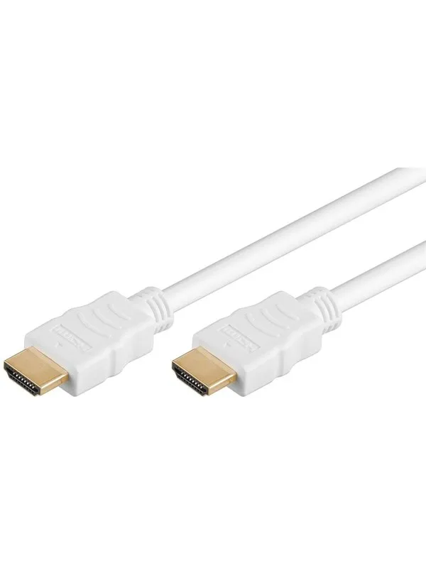 Goobay Höghastighets HDMI™-kabel med Ethernet HDMI™-kontakt (typ A) > HDMI™-kontakt (typ A), 0.5 m