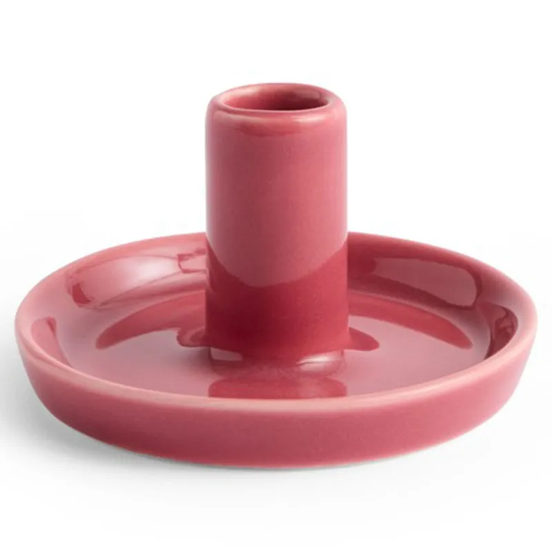 HAY Disc ljusstake Berry pink, x-small, Ø7×4 cm