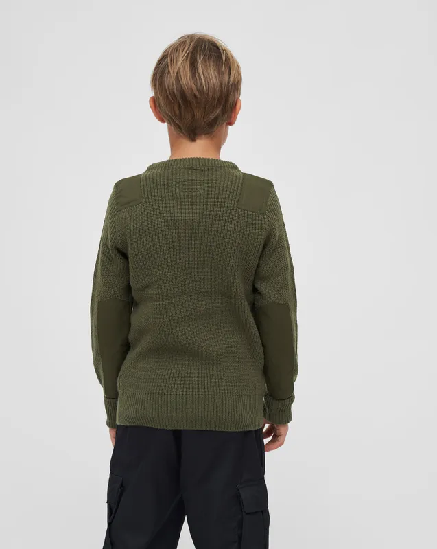 Brandit Kids BW Pullover Jumper Oliv (#8159)