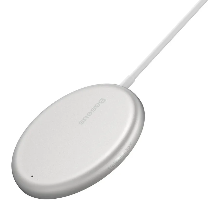 Simple Mini magnetisk trådlös laddare, MagSafe 15W - Vit