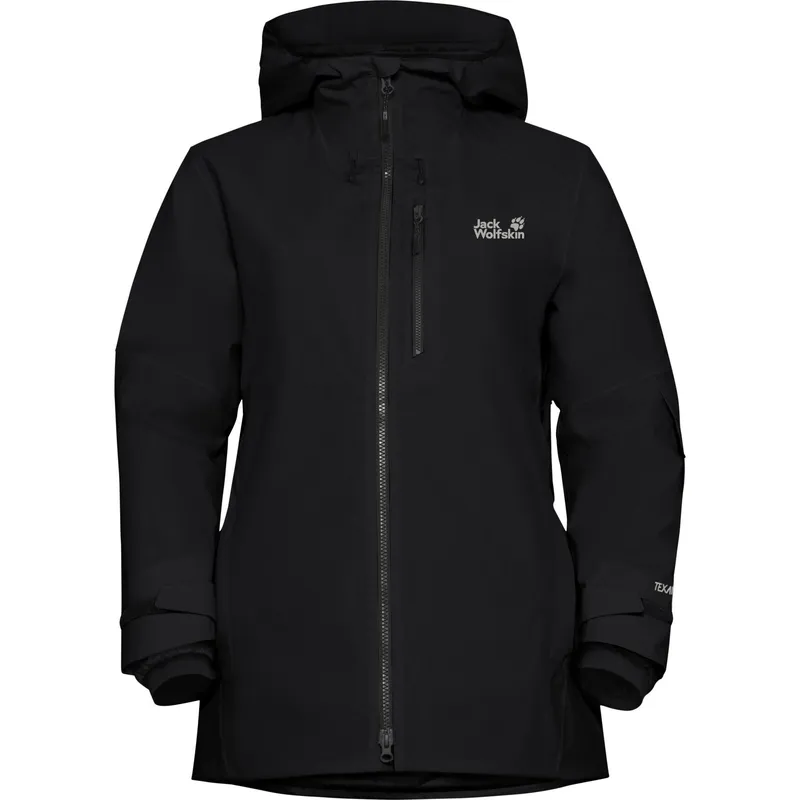 Jack Wolfskin Flowline 3in1, Skidjacka, Dam, Svart (#7962)