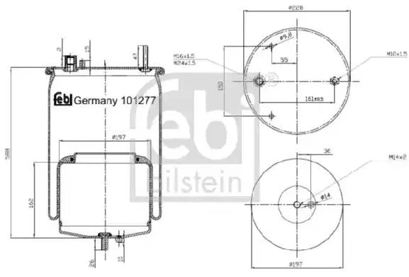 Luftbälg FEBI BILSTEIN 101277