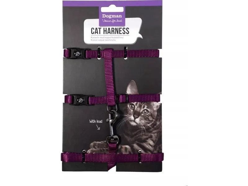 Dogman Kattsele-set Findus Lila