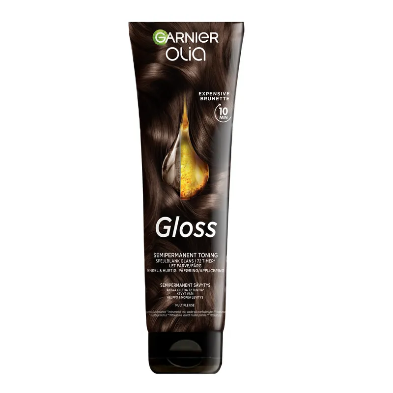 3 för 2 | Garnier Olia Gloss Semi-permanent Toning Expensive Brunette 150 ml
