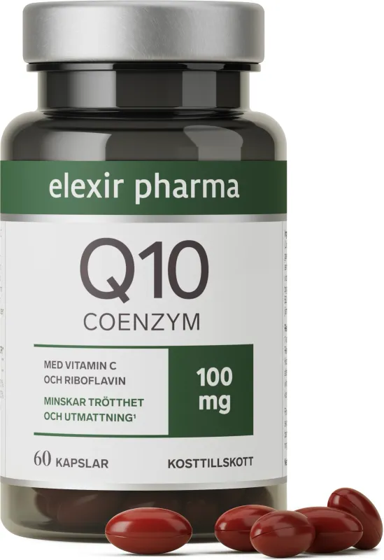 Elexir Pharma Coenzym Q10 100 mg, 60 kaps