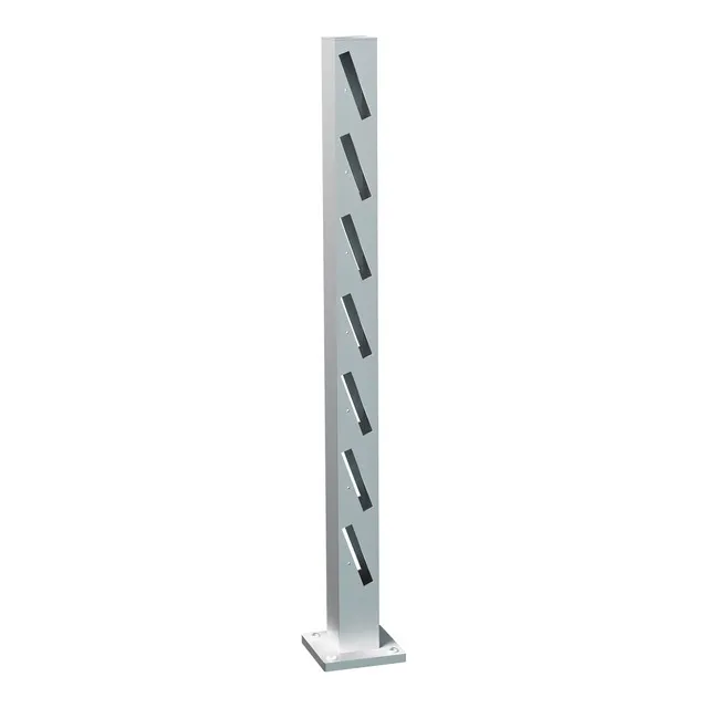 MELLANSTOLPE RUSKEN 995 NAT STAKETSTOLPE ALUMINIUM | Beijerbygg Byggmaterial