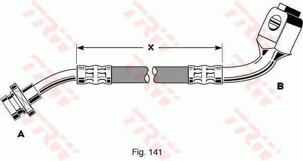 Bromsslang TRW PHD287