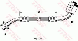 Bromsslang TRW PHD287