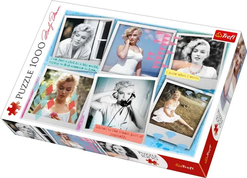 Pussel – Kända fotografier: Marilyn Monroe 1000 Bitar
