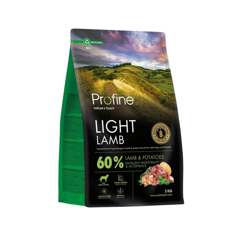 Dog Light Lamb & Potatoes Hundfoder 3kg