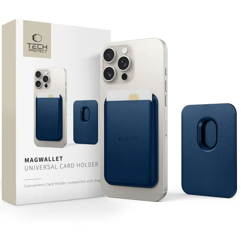 Tech-Protect Universal Magsafe Magnetic Korthållare - Marinblå