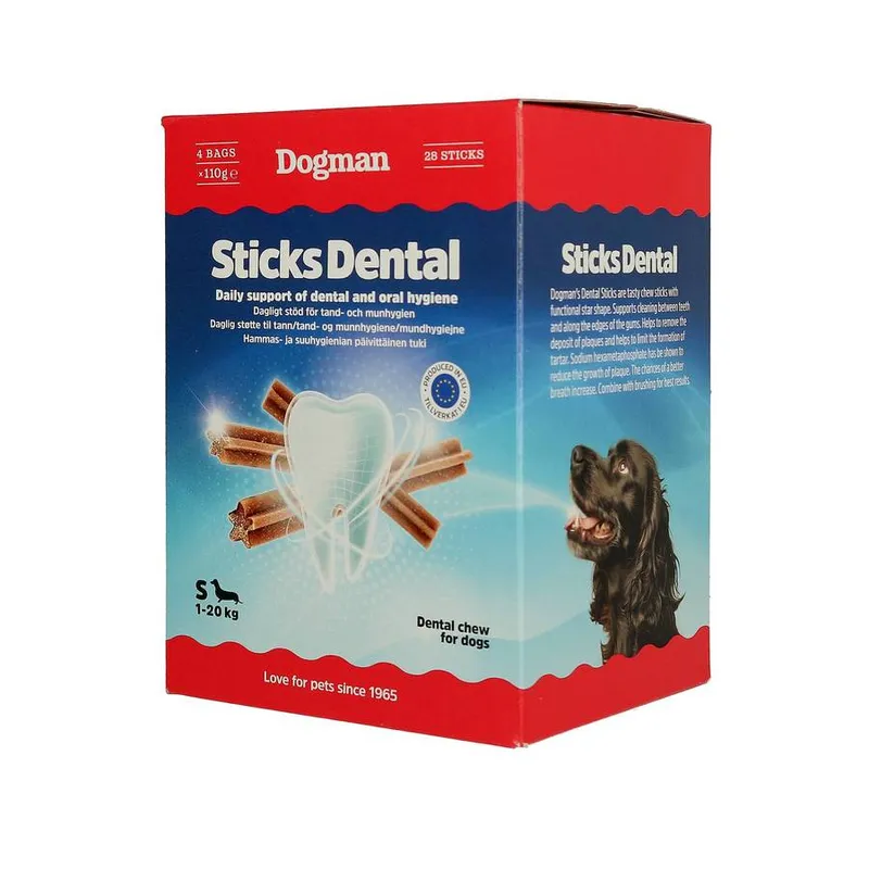 Dogman Sticks Dental S Box (28-Pack)