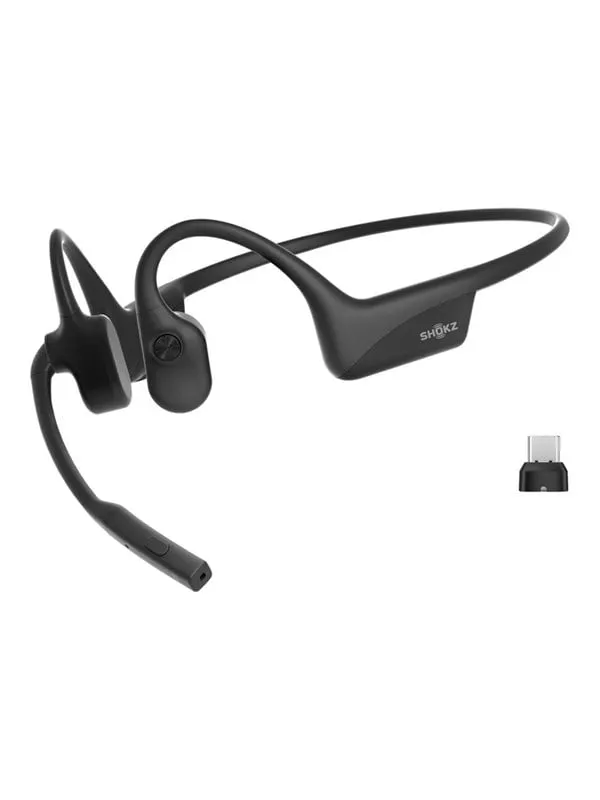 Shokz Opencomm2 2025 Upgrade Stereo Usb-c Uc Svart