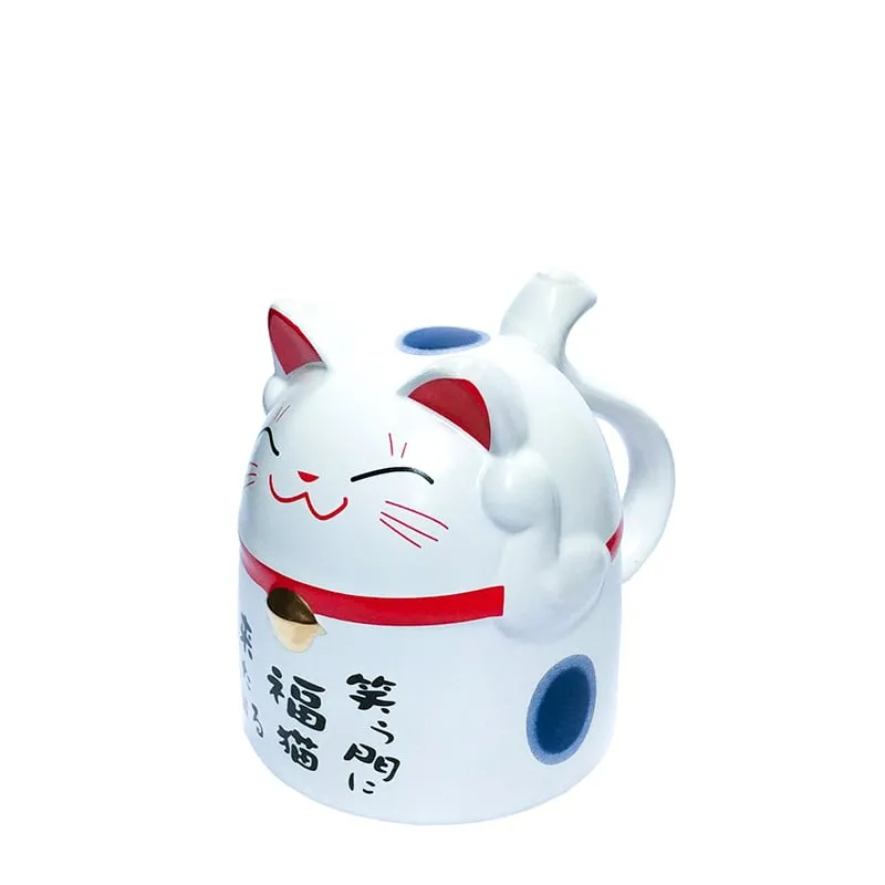 Tokyo design studio Kawaii Lucky Cat mugg 35 cl, blå