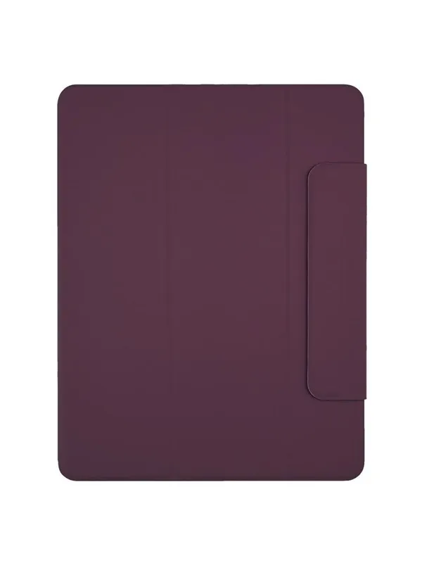 Pomologic BookCover w Mag iPad Air 13 M2/M3/M4 Burgundy